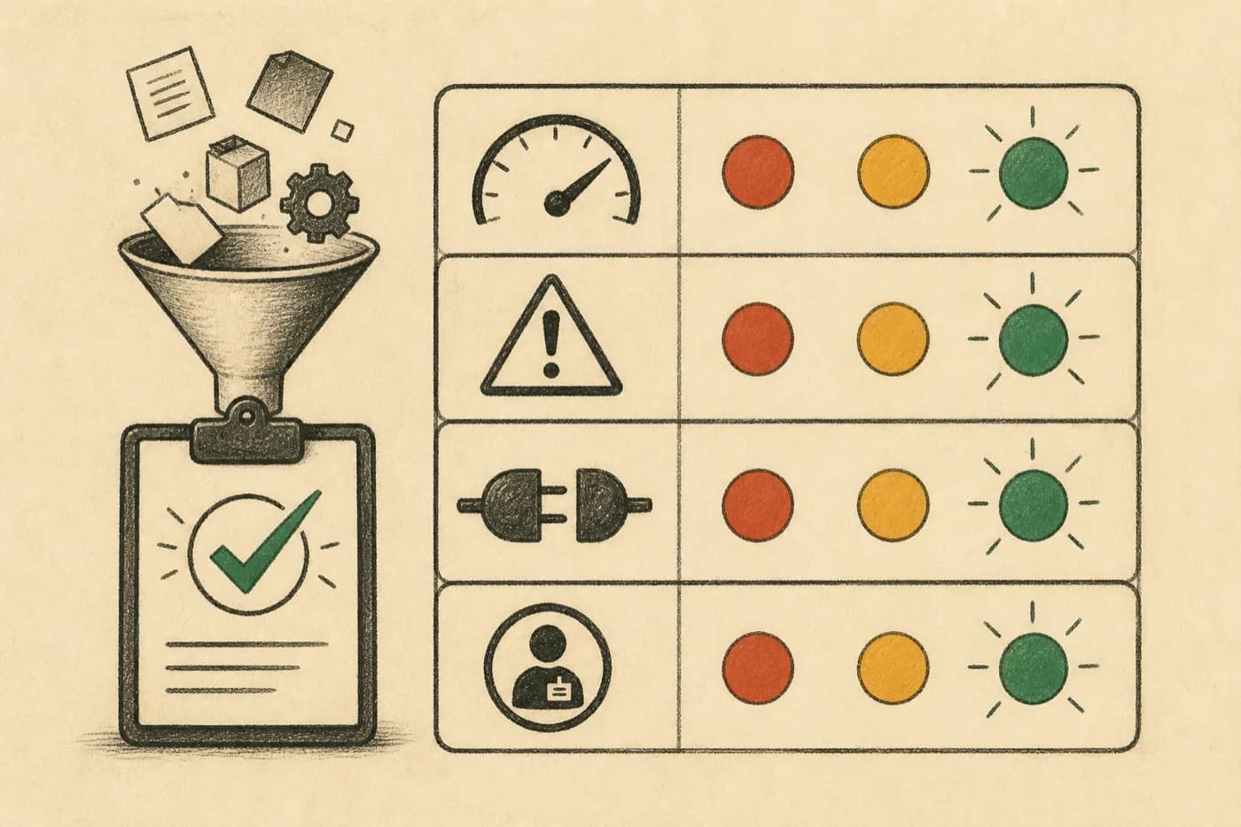 Four-axis scorecard for deciding whether a handoff is ready to automate